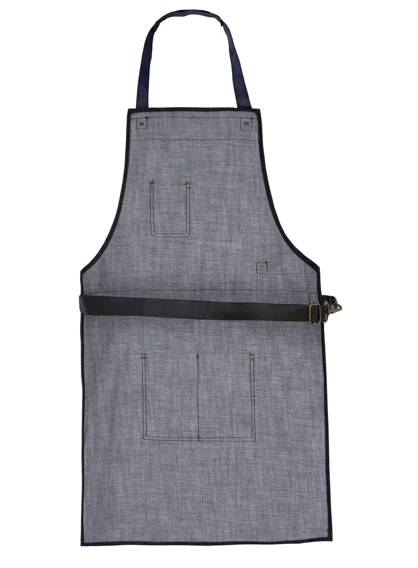 premium leather aprons for bbq, cooking and workshop projects