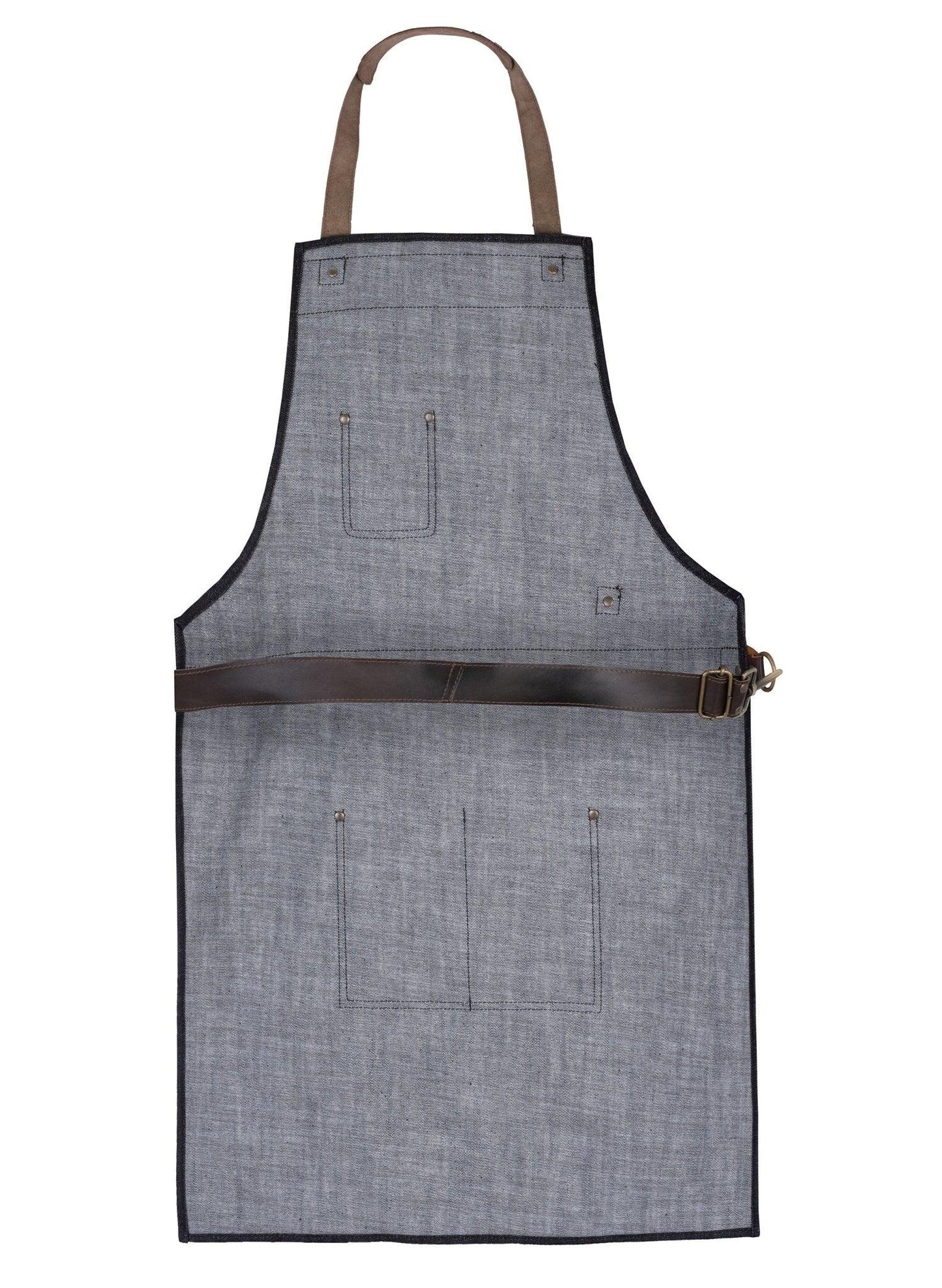 premium leather aprons for bbq, cooking and workshop projects