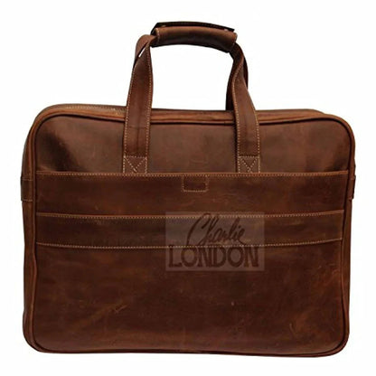 Mens Laptop Bag – Premium Crazy Horse Leather Messenger Bag