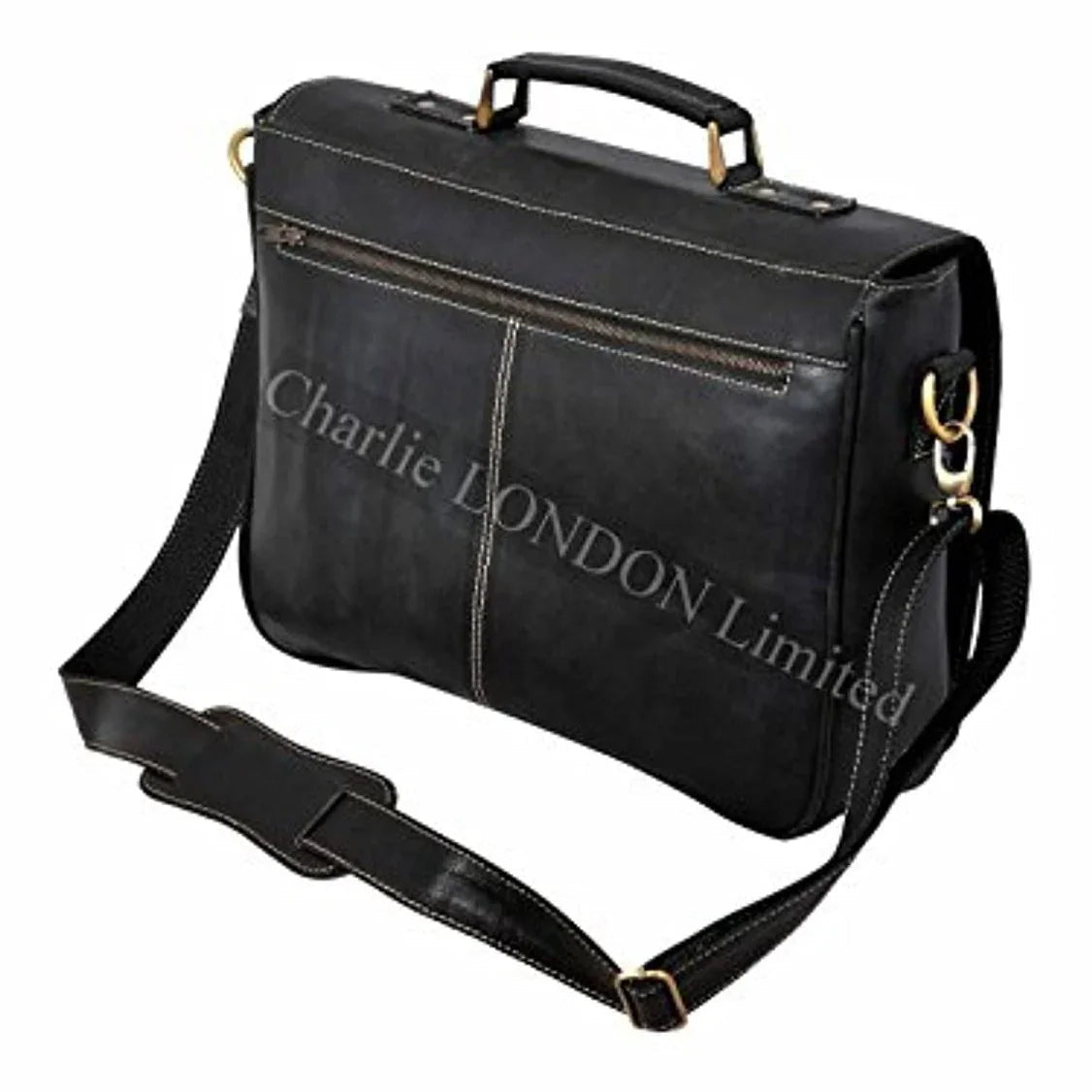 leather laptop macbook messenger bag – premium leather business bag