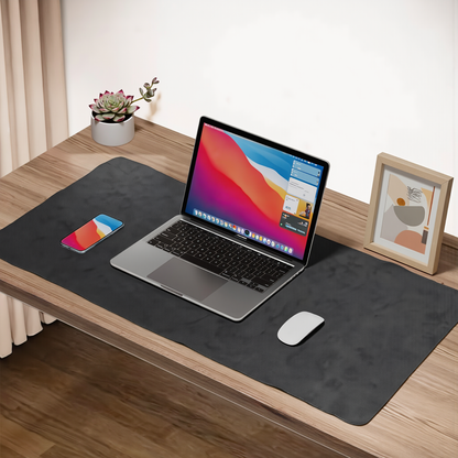 Premium Leather Desk Mat | Non-Slip Waterproof Desk Pad Protection