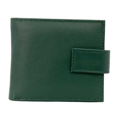 Genuine Leather RFID Trifold Male Wallets