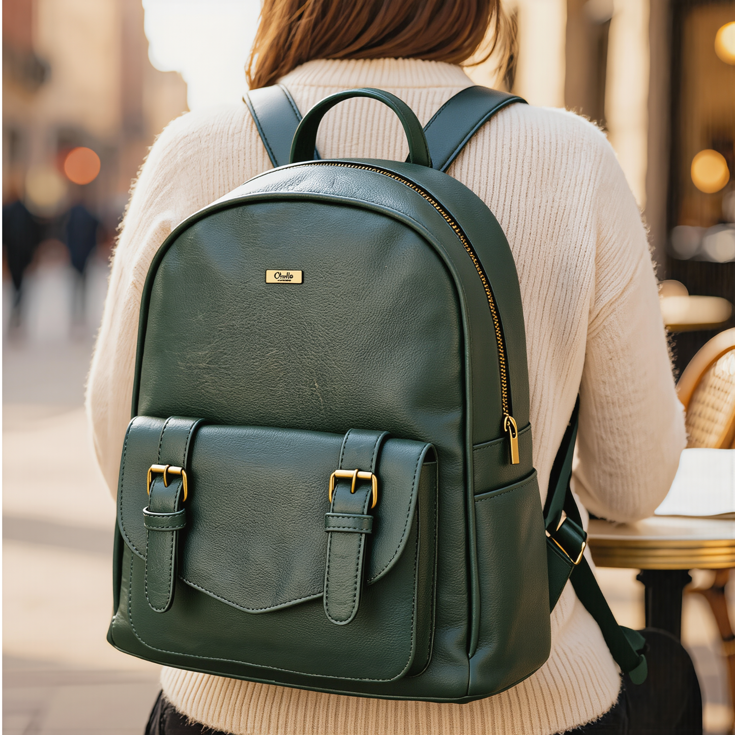 travel rucksack – premium genuine leather laptop backpack