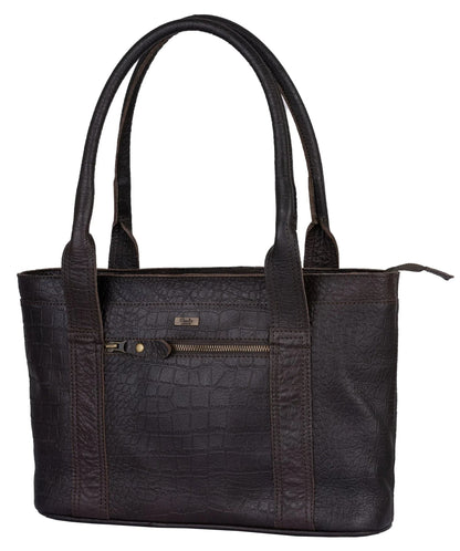 Wandsworth Crocodile Print Leather Handbags for Women