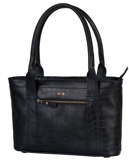 Wandsworth Crocodile Print Leather Handbags for Women