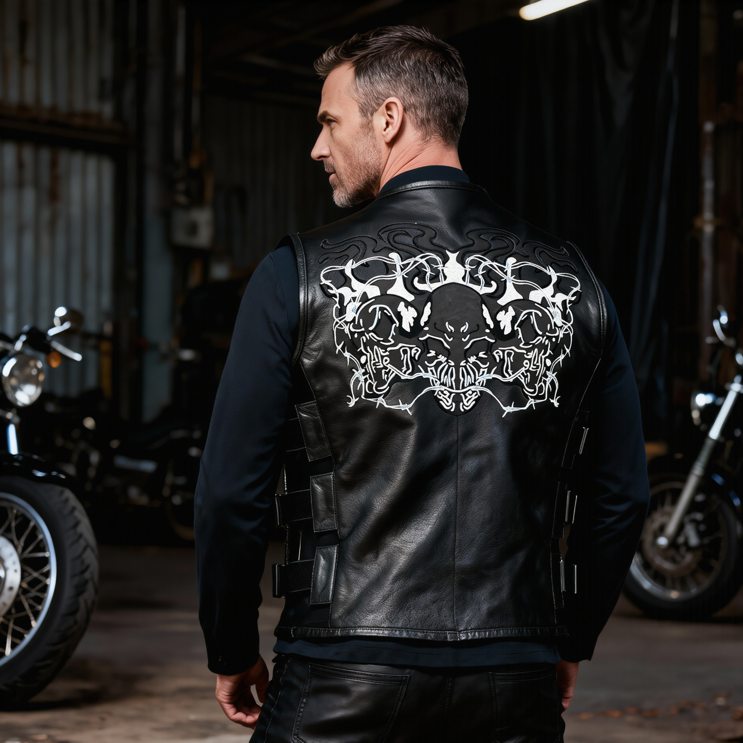 motorbike waistcoat for motorcycle riding and biker style