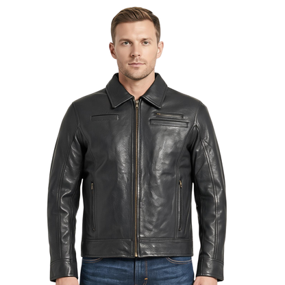 Real Leather Jacket – Looper Inspired Cowhide Jacket