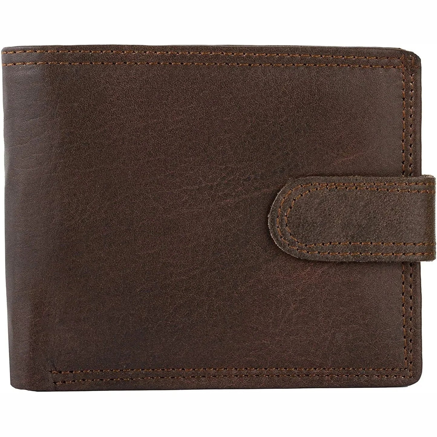 mens wallet genuine leather rfid bifold wallet with coin pocket