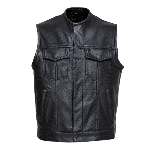 Leather Jacket Men Fashion with Modern Vest Styling and Comfort