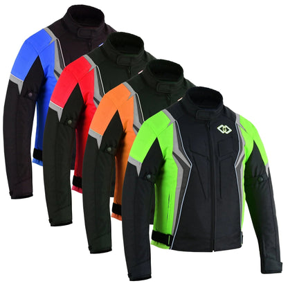 Textile Riding Jacket for Men – Waterproof Cordura CE Armour