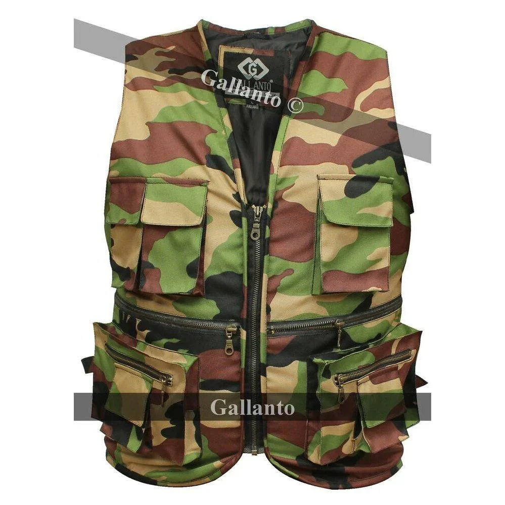 leather bike vest for motorcycle, outdoor and casual wear