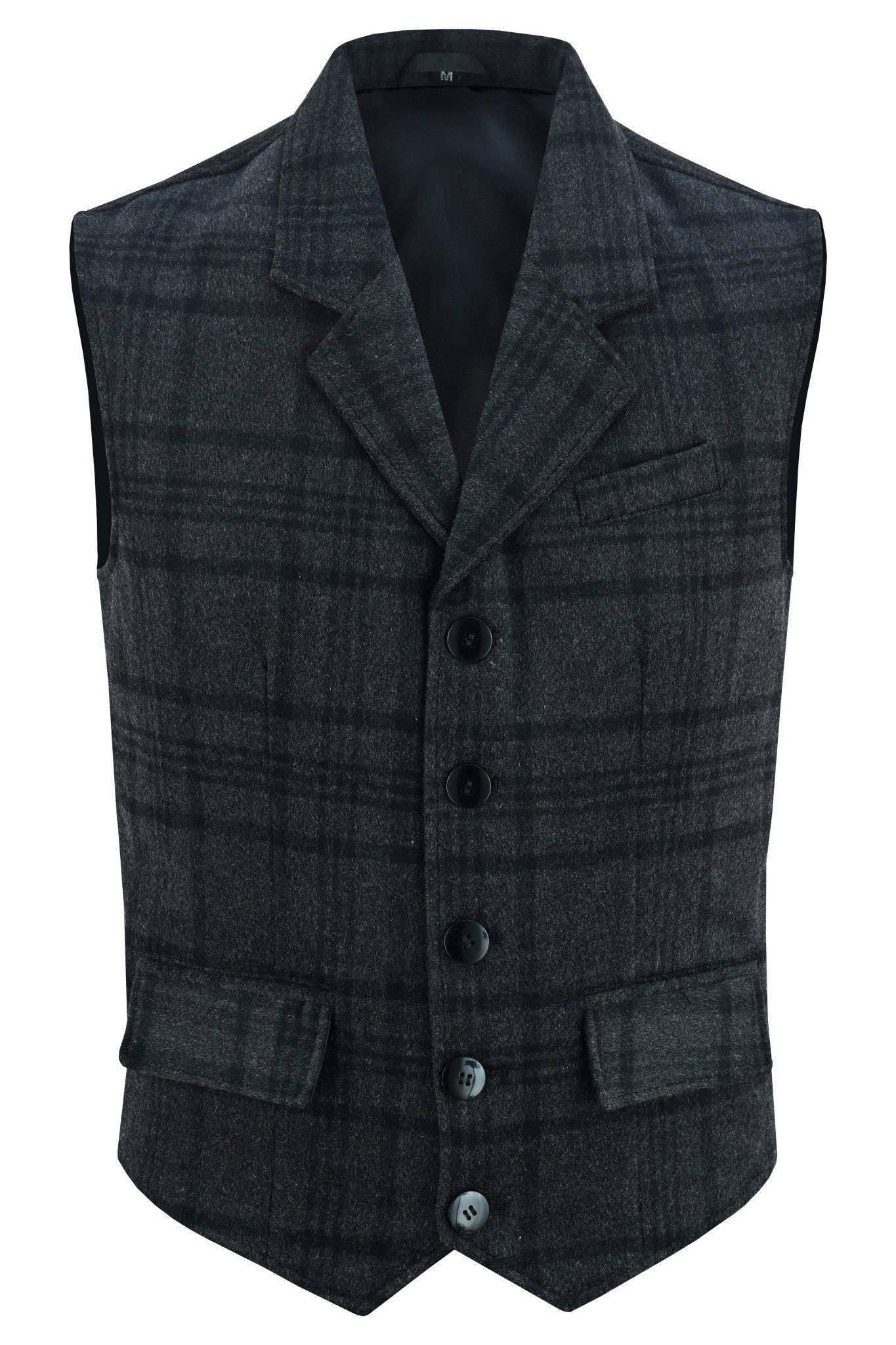 mens vest for sale with timeless tweed fashion and tailored style