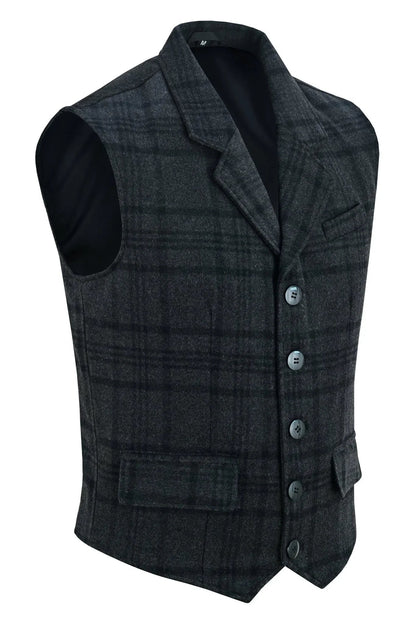 Mens Vest for Sale with Timeless Tweed Fashion and Tailored Style
