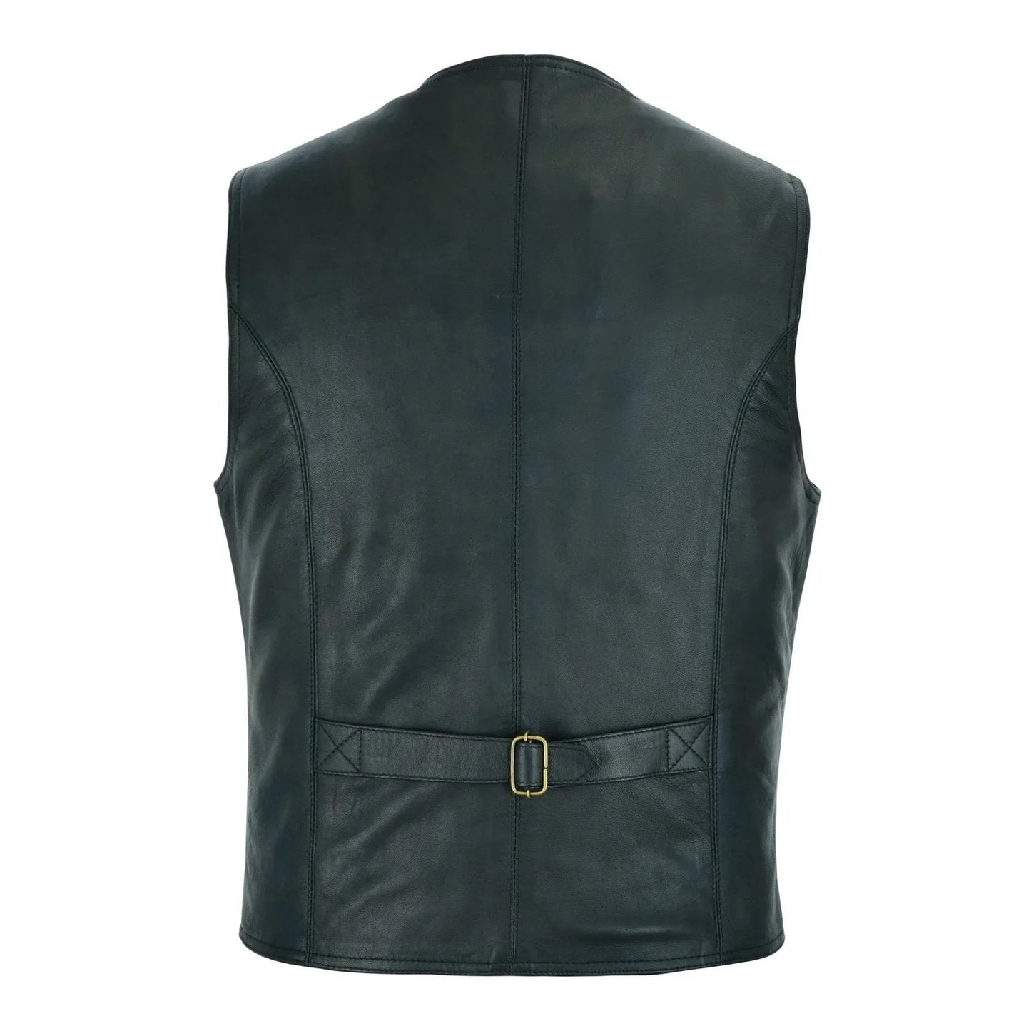 leather dress vest for men with classic fashion and everyday comfort