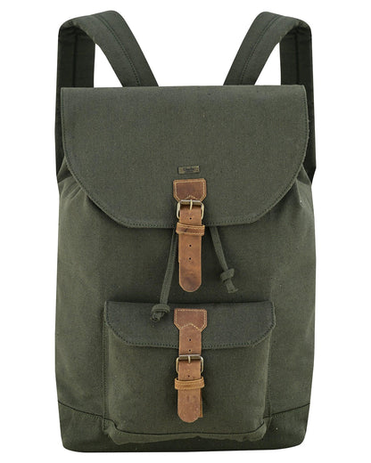 Travel Backpack – Premium Canvas & Leather Laptop Backpack