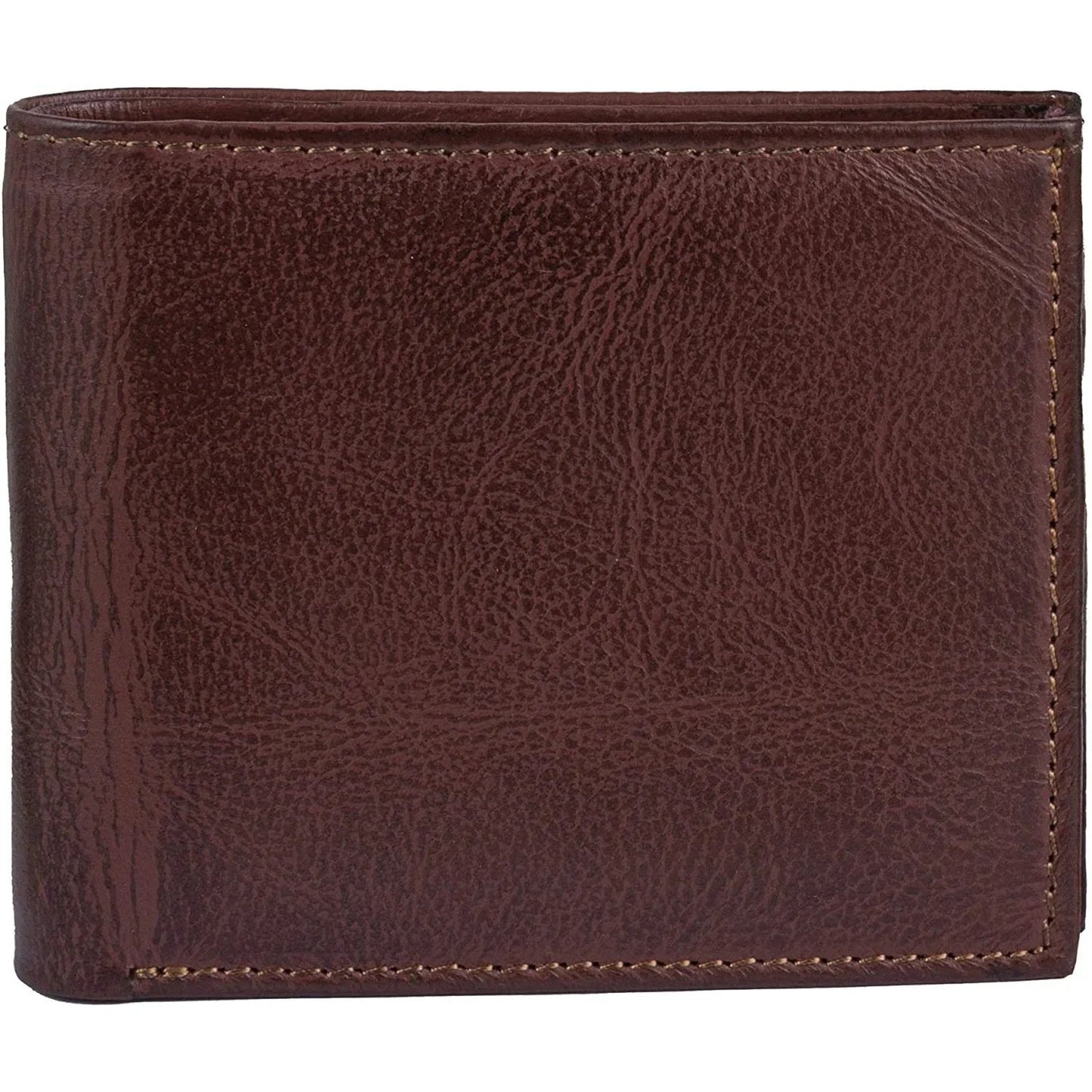 mens slim wallet in genuine cowhide leather with rfid protection