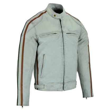 Premium Jacket Biker Leather for Vintage Motorcycle Style