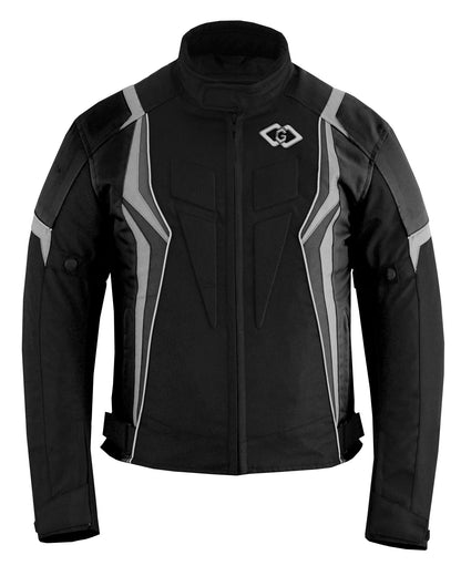 Textile Riding Jacket for Men – Waterproof Cordura CE Armour