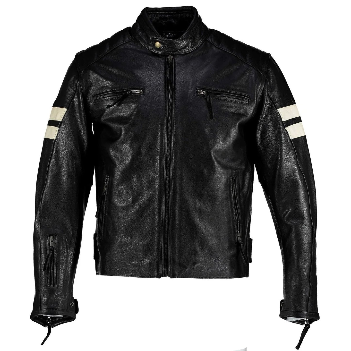 roma distressed cruiser jacket leather motorcycle  for men