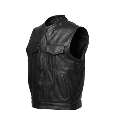 Leather Jacket Men Fashion with Modern Vest Styling and Comfort