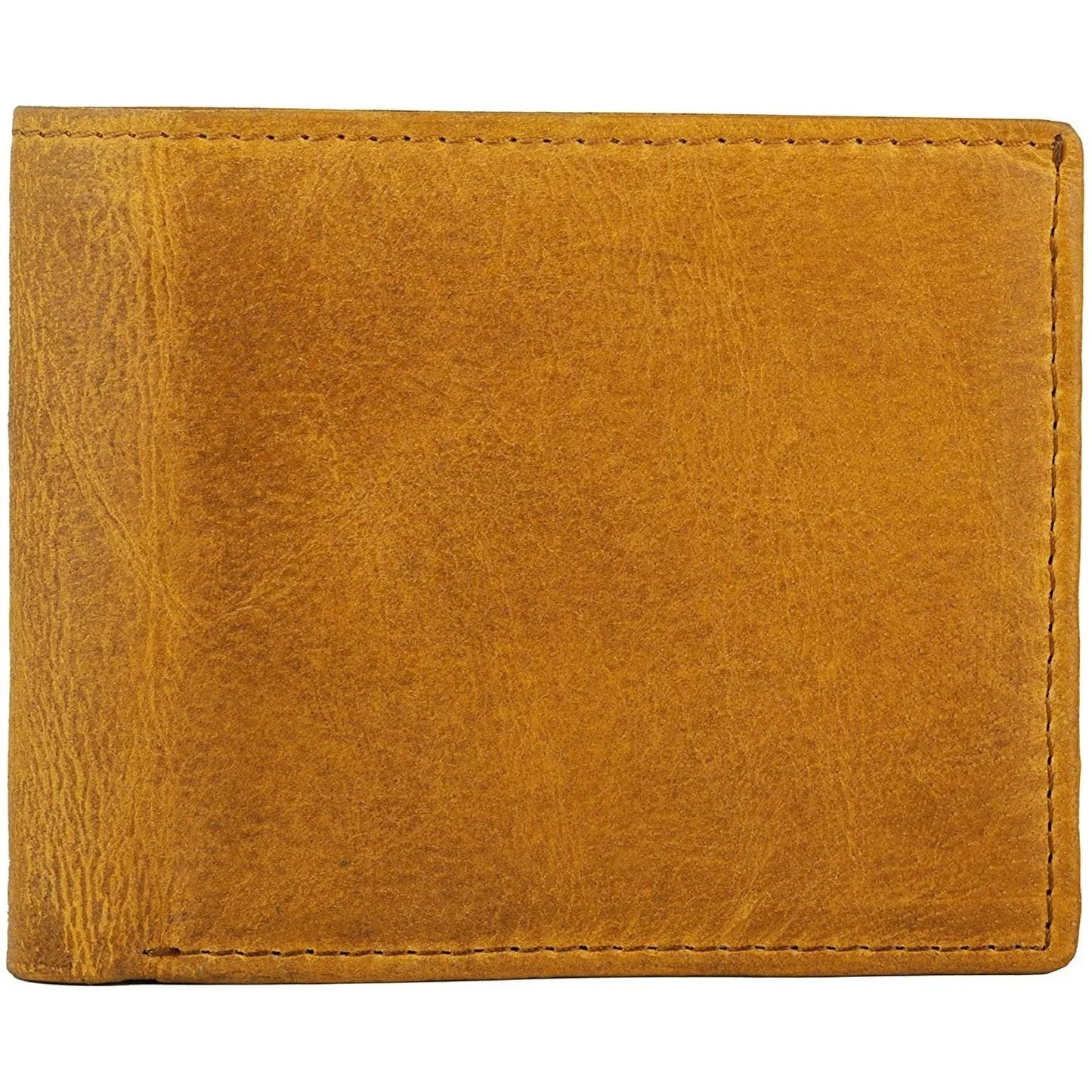 best men's wallet in genuine cowhide leather with rfid protection