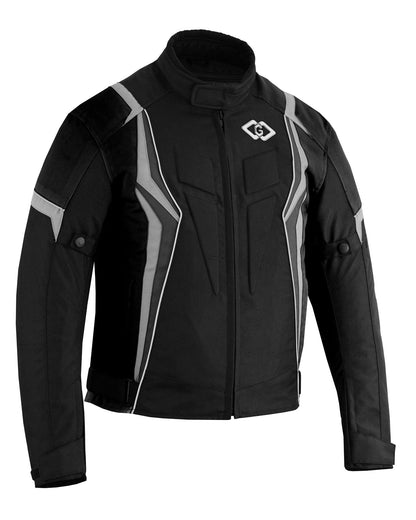 Textile Riding Jacket for Men – Waterproof Cordura CE Armour