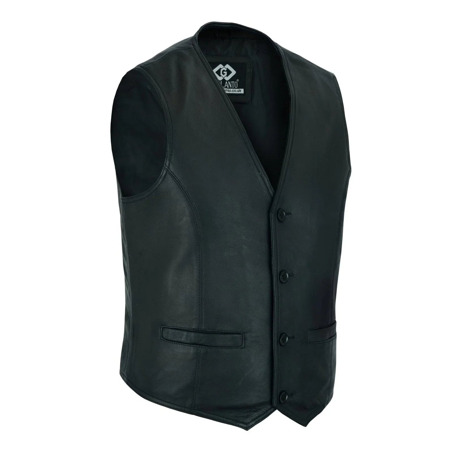 leather dress vest for men with classic fashion and everyday comfort