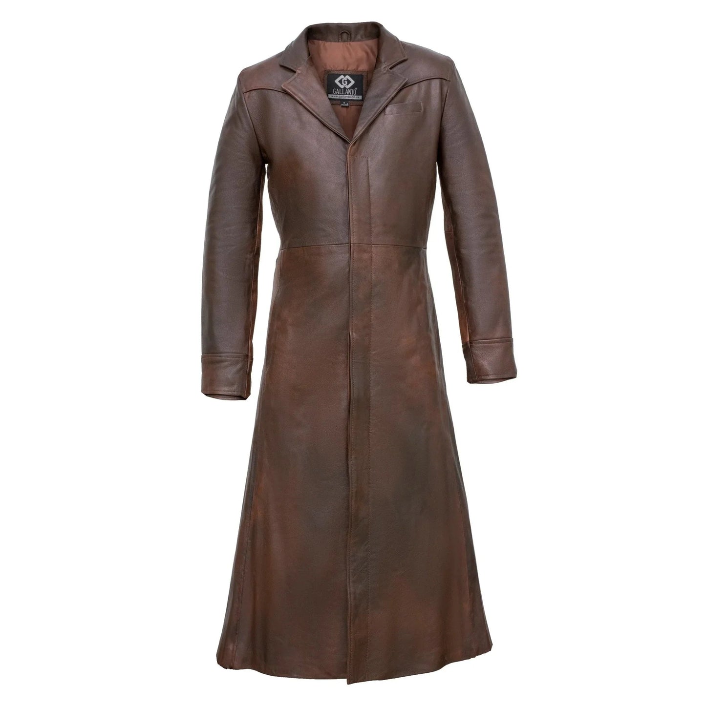 trench coat women – matrix neo gothic long leather coat