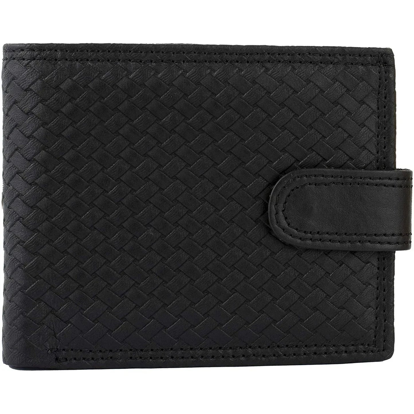 mens wallet genuine leather rfid bifold wallet with coin pocket