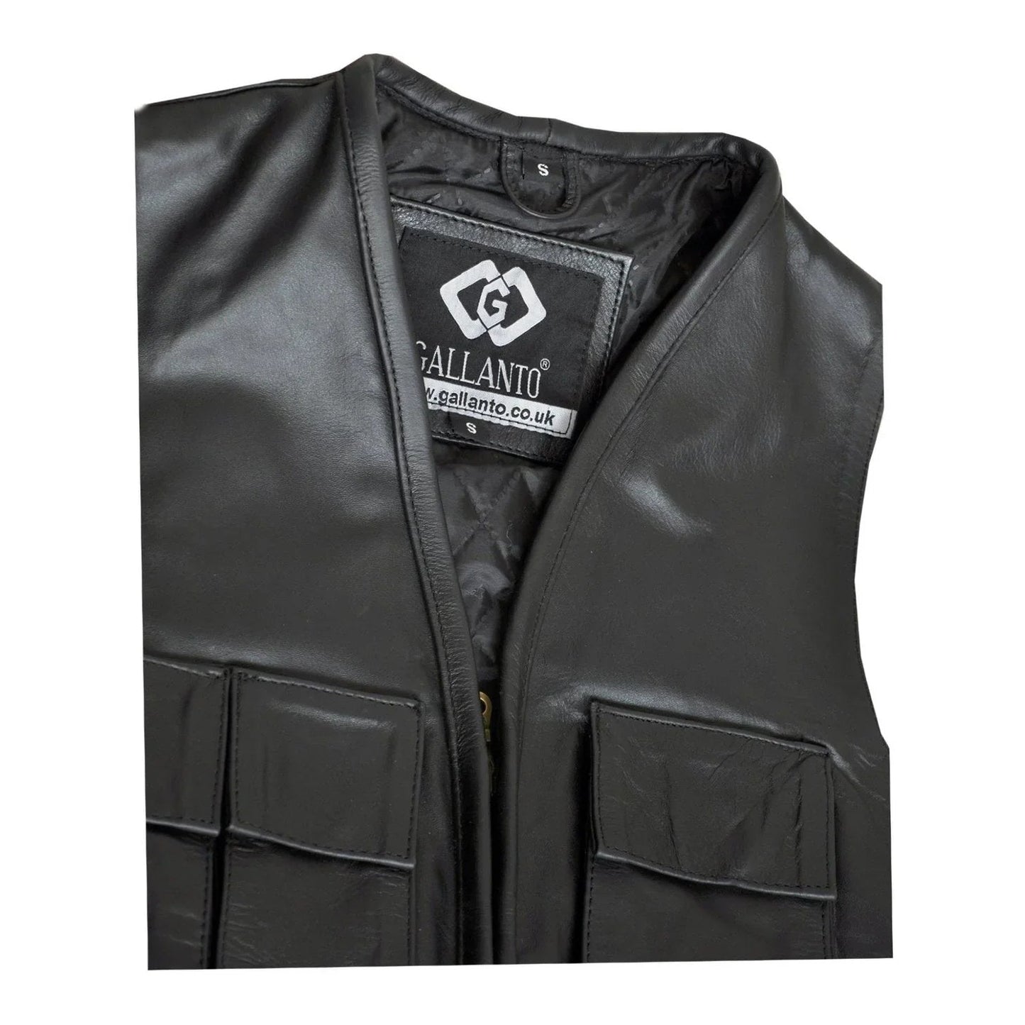 leather bike vest for motorcycle, outdoor and casual wear