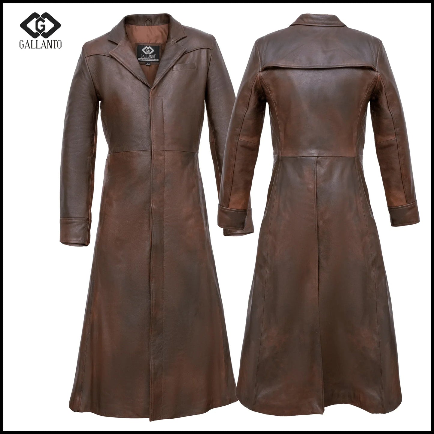 trench coat women – matrix neo gothic long leather coat