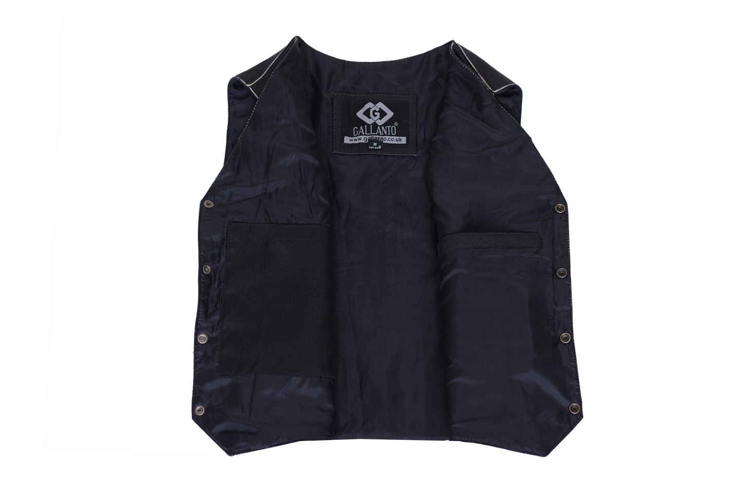 leather men vest with premium embossed fashion and biker style
