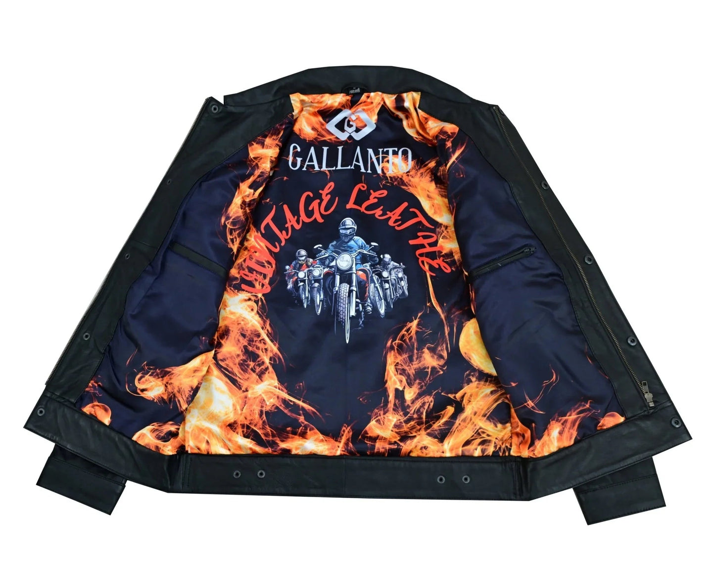 leather jacket motor – fernando's classic black leather trucker jacket