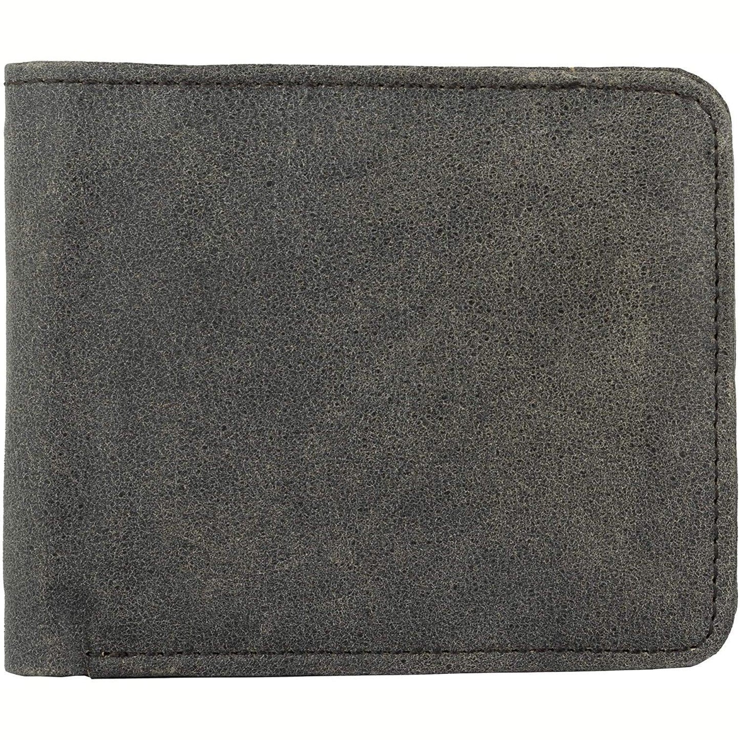 genuine leather men's billfold rfid wallet with coin pocket