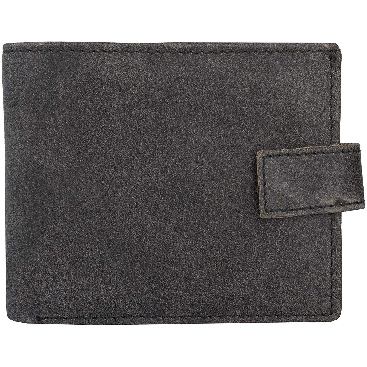 genuine leather rfid trifold male wallets