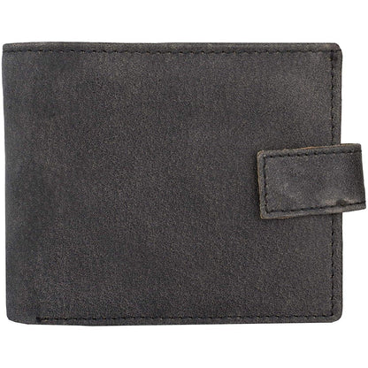 Genuine Leather RFID Trifold Male Wallets