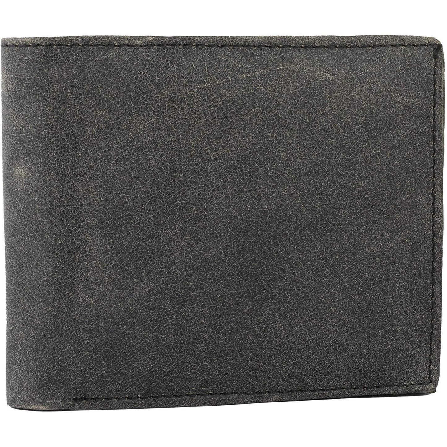 mens slim wallet in genuine cowhide leather with rfid protection