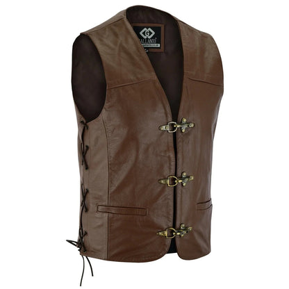Men's Vest Gilet for Modern Fashion and Timeless Leather Style