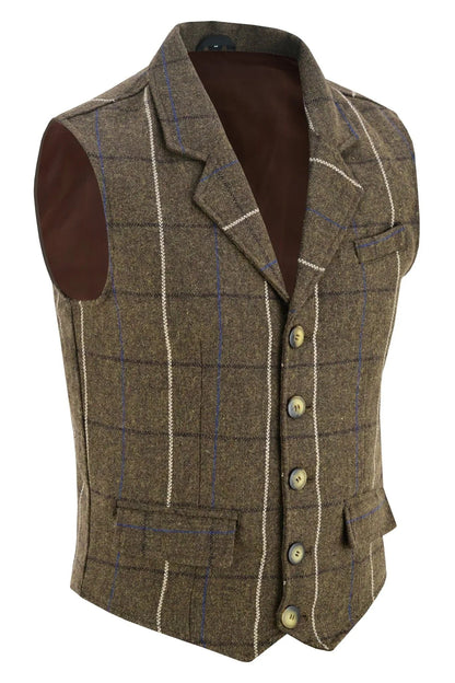 Mens Vest for Sale with Timeless Tweed Fashion and Tailored Style