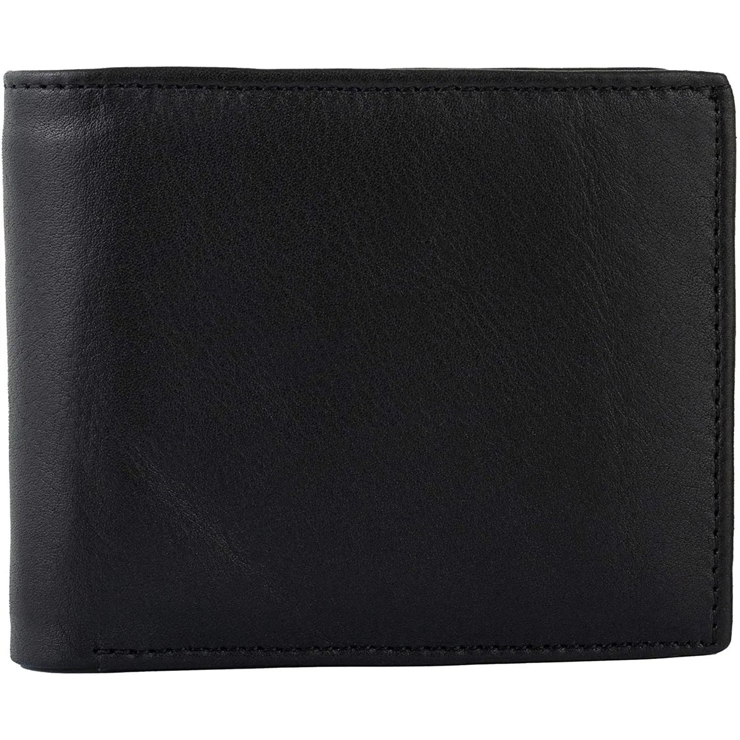 mens slim wallet in genuine cowhide leather with rfid protection