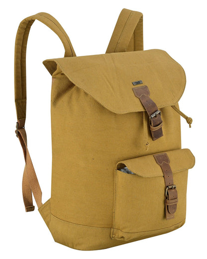 Travel Backpack – Premium Canvas & Leather Laptop Backpack