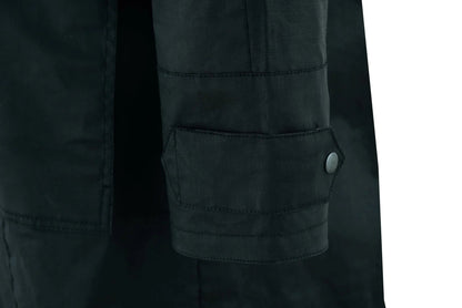 Long Black Coat – Unisex Waterproof Duster for All-Weather Protection