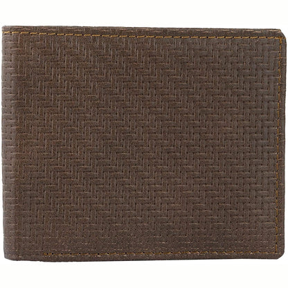 Mens Slim Wallet in Genuine Cowhide Leather with RFID Protection