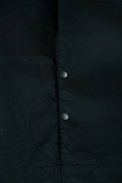 Long Black Coat – Unisex Waterproof Duster for All-Weather Protection