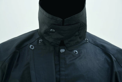 Long Black Coat – Unisex Waterproof Duster for All-Weather Protection