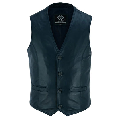 Leather Dress Vest for Men with Classic Fashion and Everyday Comfort