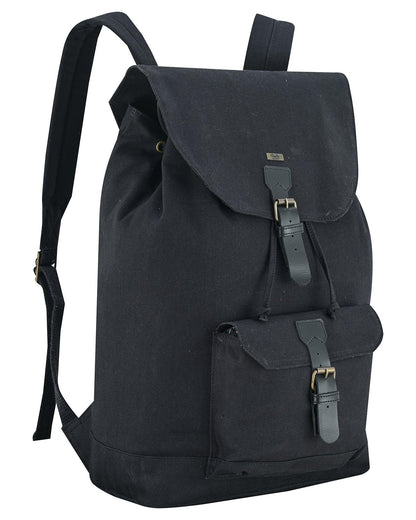 Travel Backpack – Premium Canvas & Leather Laptop Backpack