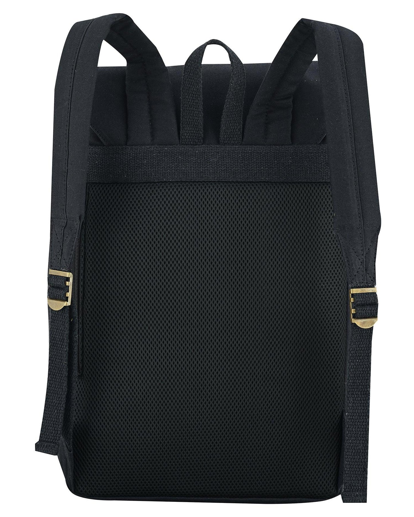 travel backpack – premium canvas & leather laptop backpack