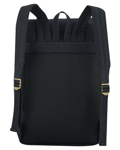 Travel Backpack – Premium Canvas & Leather Laptop Backpack