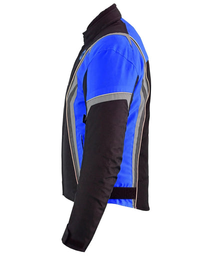 Textile Riding Jacket for Men – Waterproof Cordura CE Armour
